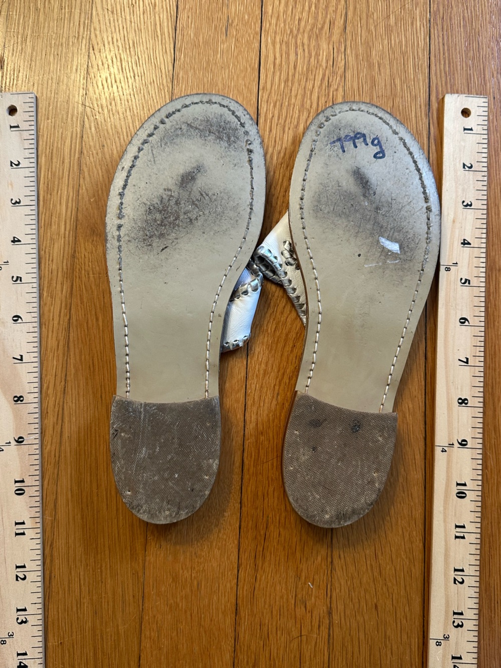 Jack Rogers White Leather Navajo-Style Medallion Sandals Boho Festival - Picture 7 of 9